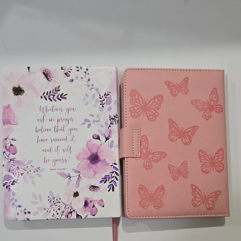 Floral and Butterfly Prayer Journals